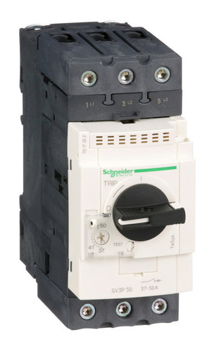 Силовой автомат для защиты двигателя Schneider Electric TeSys GV3 50А 3P, термомагнитный расцепитель