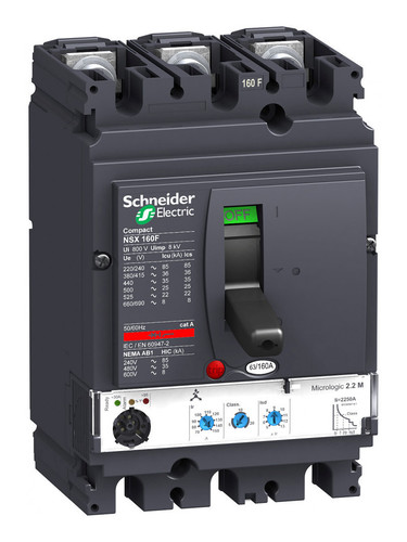 Силовой автомат Schneider Electric Compact NSX 160, Micrologic 2.2, 36кА, 3P, 160А