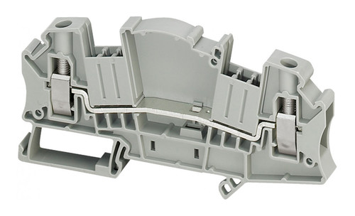 Клеммник винтовой проходной Schneider Electric Linergy TR 6 мм², серый, NSYTRV62TT