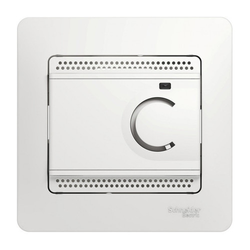 Термостат для теплого пола Schneider Electric GLOSSA, белый, GSL000135