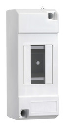 Распределительный шкаф PRAGMA, 2 мод., IP40, навесной, пластик, дверь
