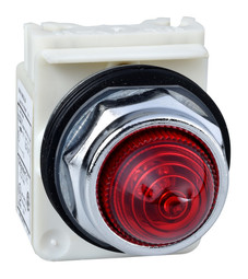 Лампа сигнальная Harmony, 30мм, 380В, AC, Красный
