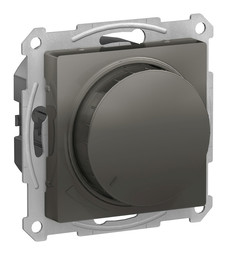 Светорегулятор поворотно-нажимной ATLASDESIGN, 315 Вт, для LED 7-157 Вт/ВА, сталь