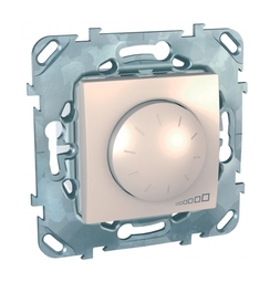 Светорегулятор поворотно-нажимной UNICA, 1-10В, 400 Вт, бежевый