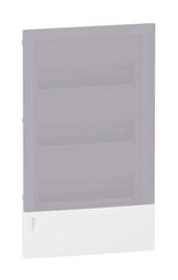 Распределительный шкаф MINI PRAGMA 36 мод., IP40, встраиваемый, пластик, дымчатая дверь, с клеммами