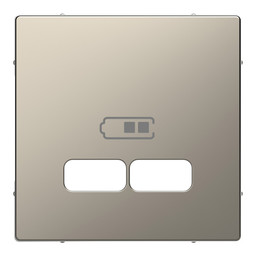 Накладка на розетку USB MERTEN D-LIFE, никель