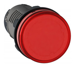Лампа сигнальная Harmony, 22.5мм, 220В, AC, Красный