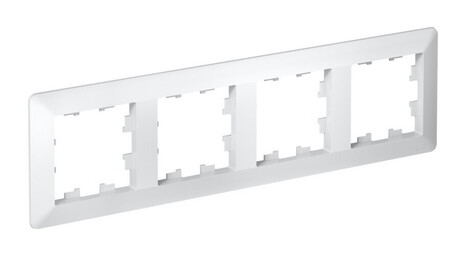 Рамка 4 поста Systeme Electric ATLASDESIGN AIR, белый